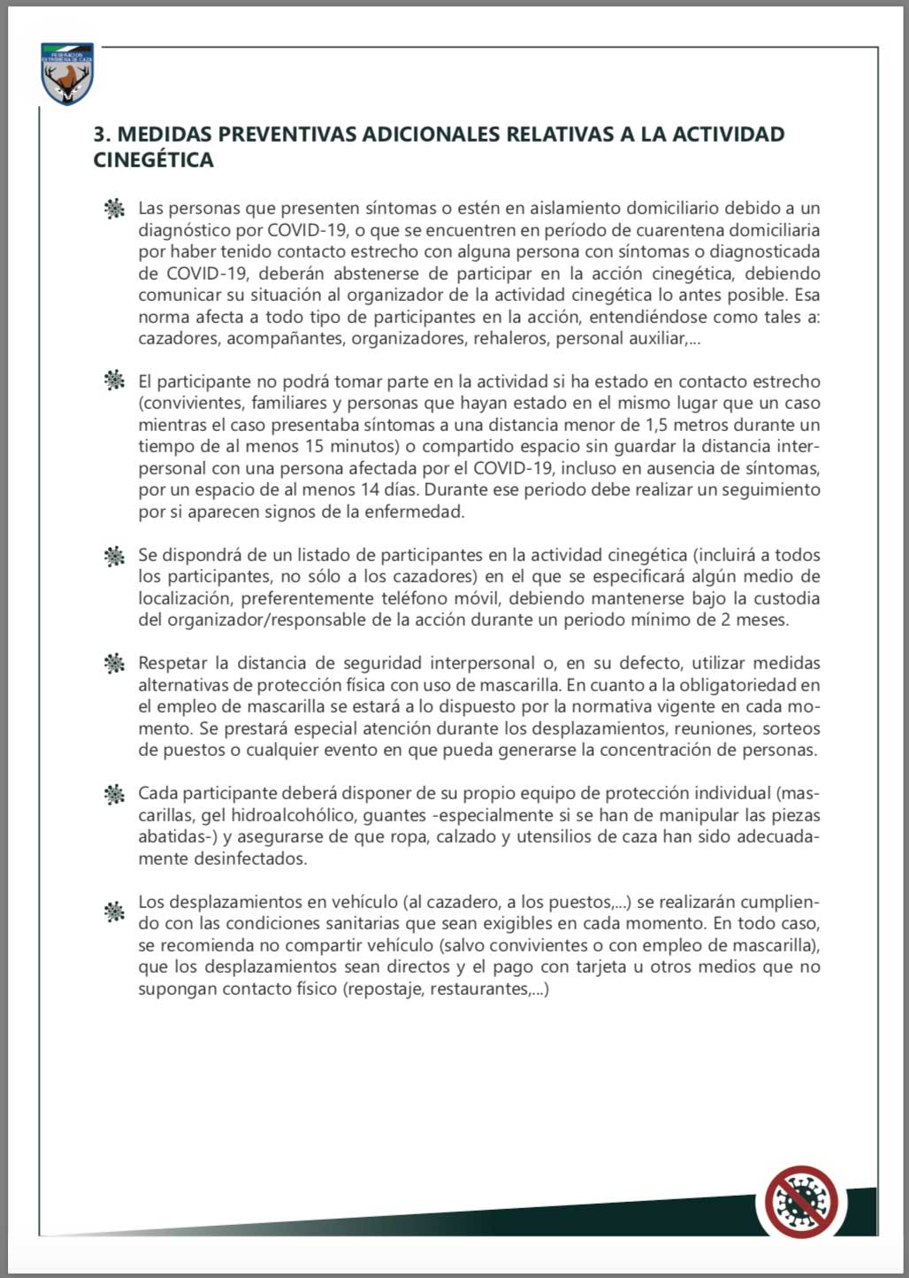 Protocolo Covid Extremadura 03