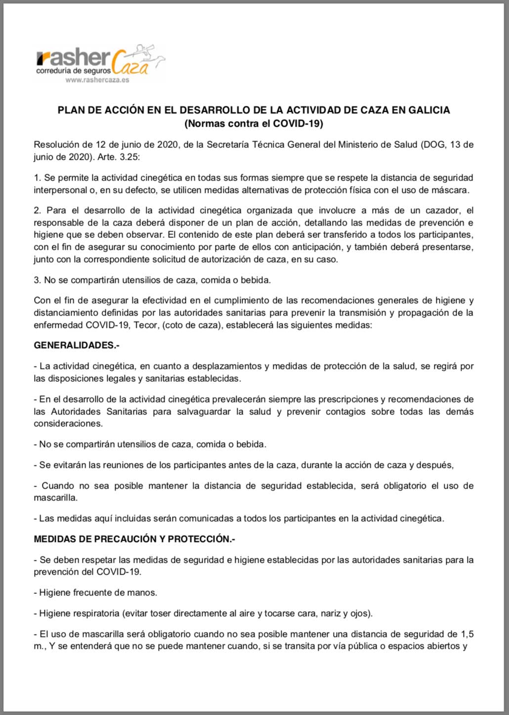 Protocolo Covid Galicia 01