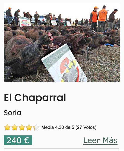 El Chaparral (SO) | 26 nov | 240€