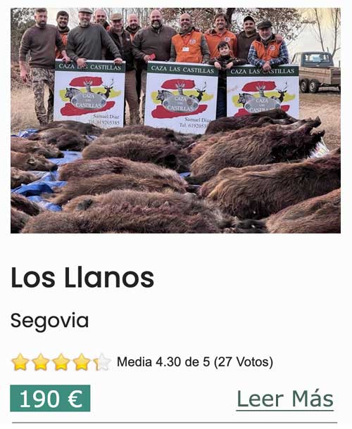 Los Llanos (SG) | 22 oct | 190€
