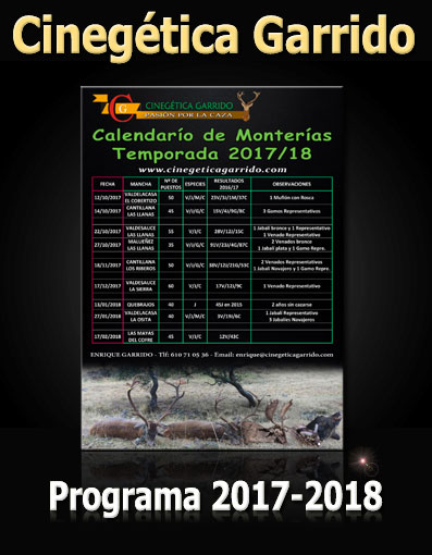 Programa20172018CinegeticaGarrido