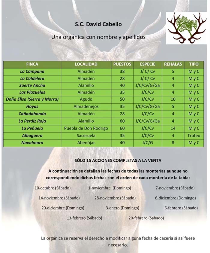 Programa de Monterias David Cabello 2022 2023