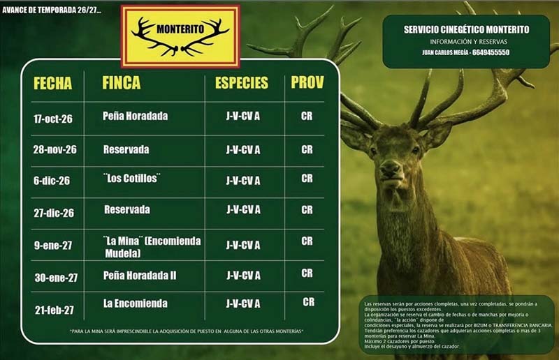 Programa Monterias Monterito 2025