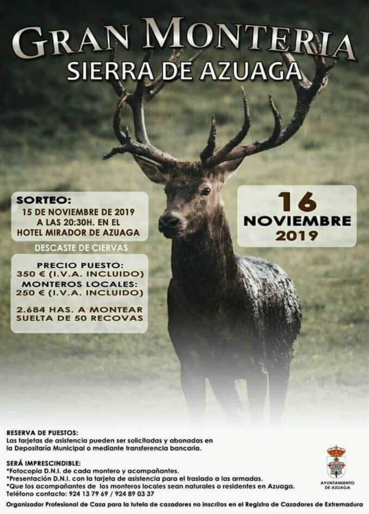 Programa Montería Sierra de Azuaga
