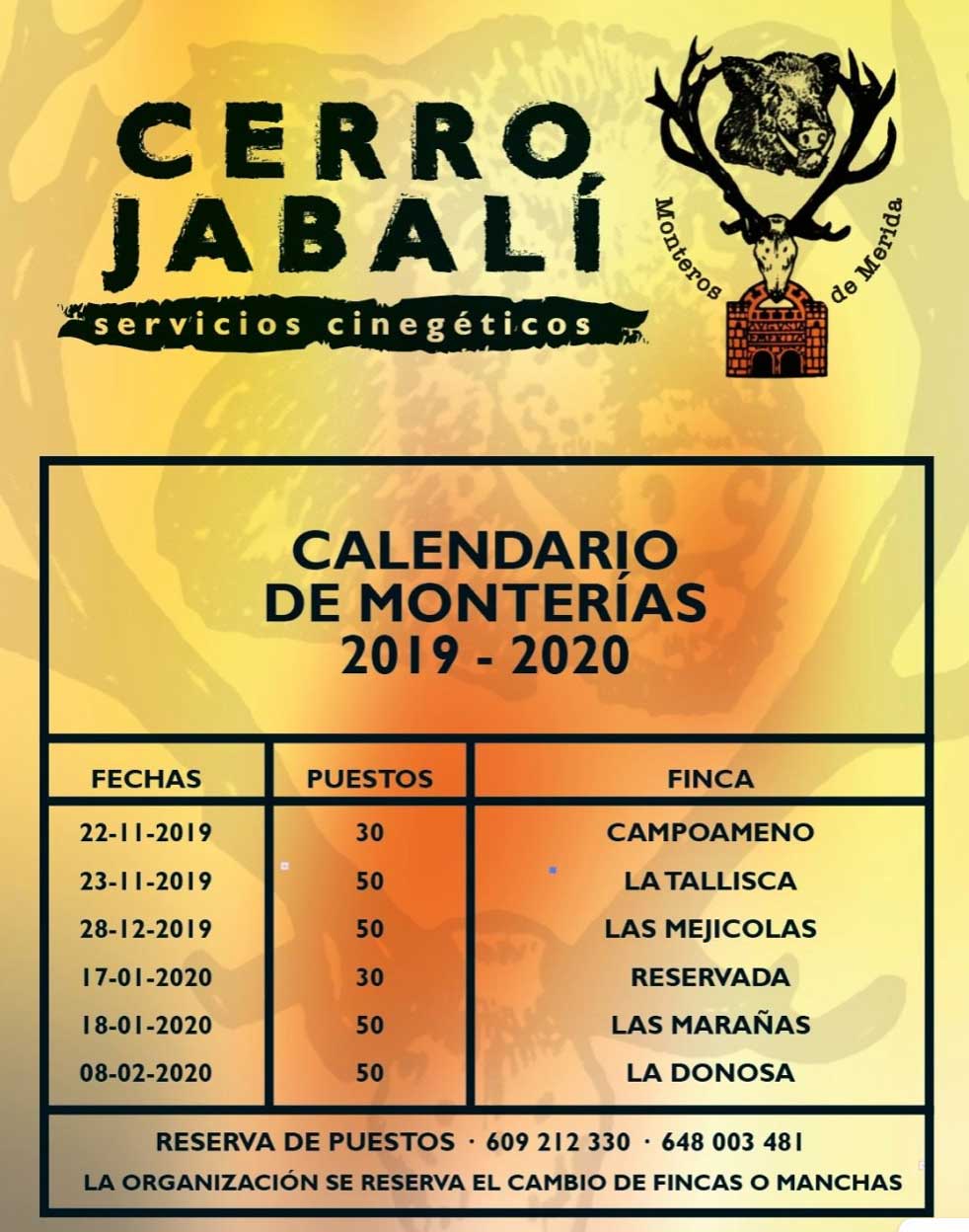 Programa Monteros de Mérida